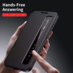Clear View Wallet Flip Case For Samsung