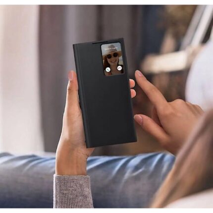 Clear View Wallet Flip Case For Samsung